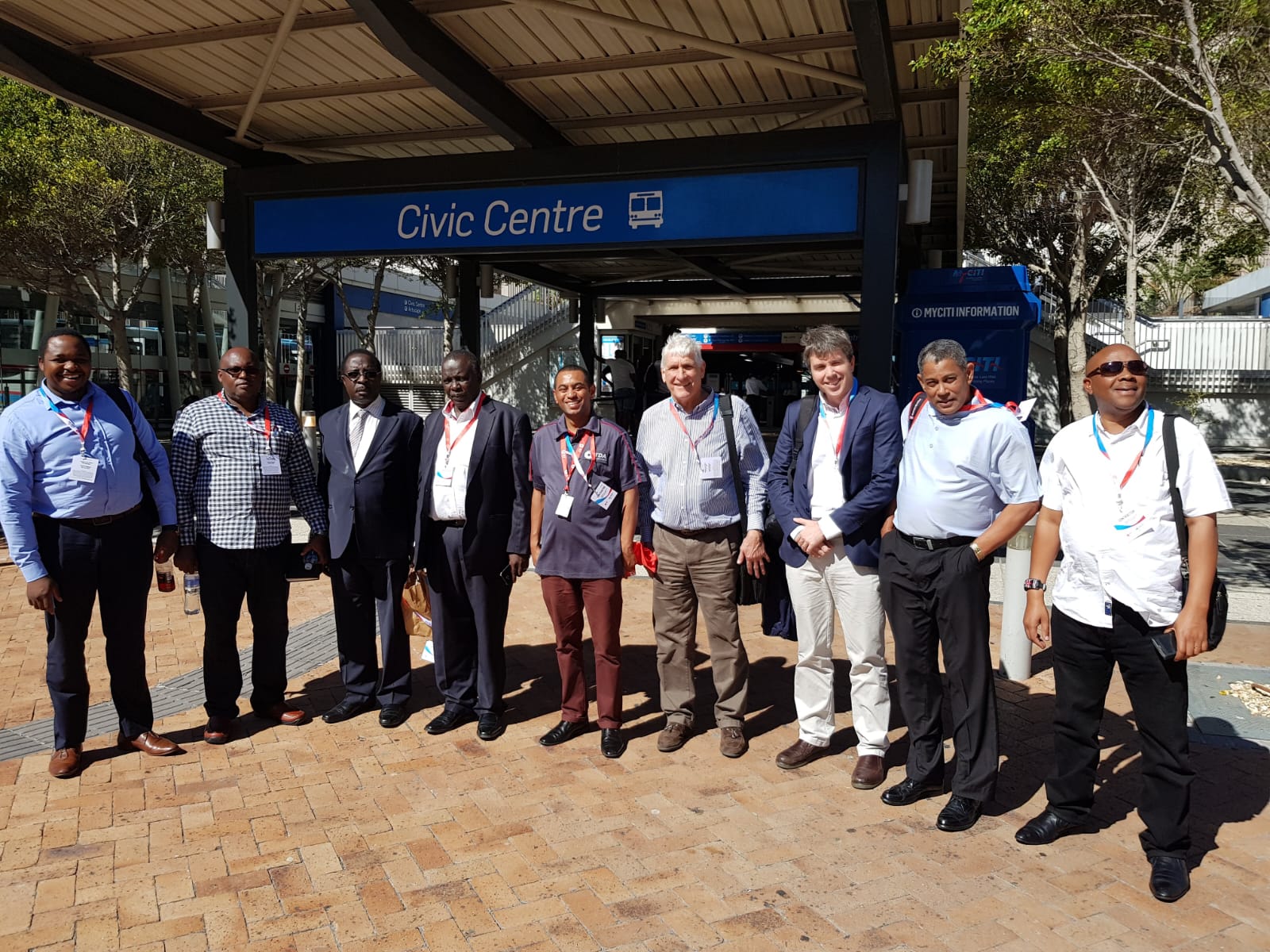 PSV buses at a terminal