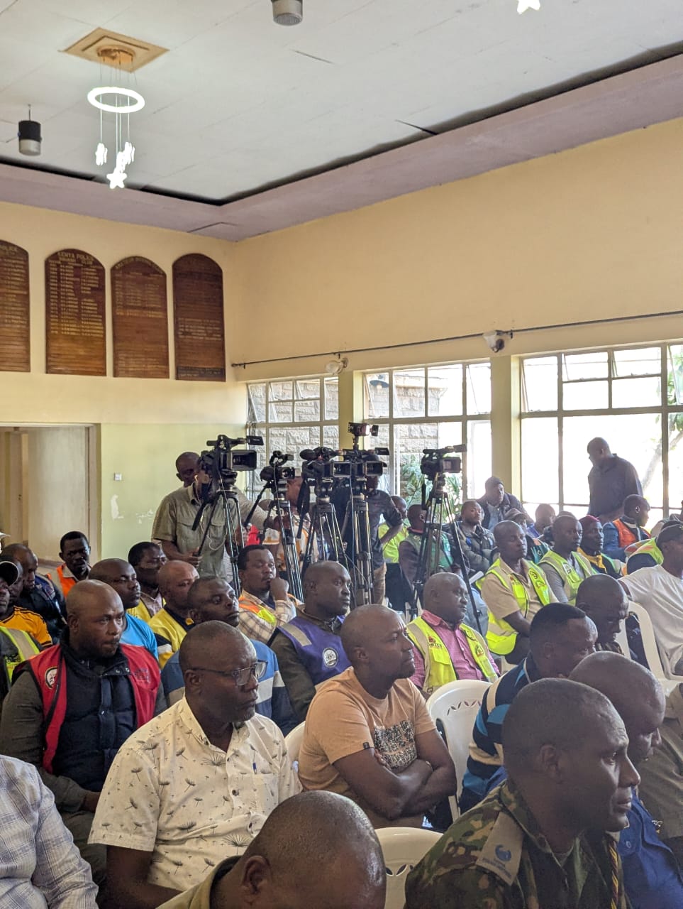 Public transport safety guidelines in action